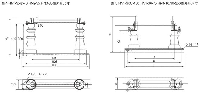 high voltage fuse supplier_high voltage fuse RN1 drawing